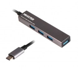 maxxter-hu3с-4p-02-black-4-port-usb-3.1-type-c_1